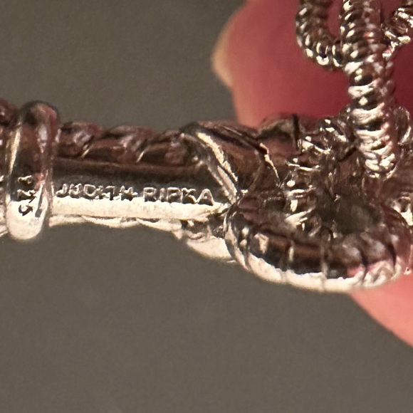 Judith Ripke sterling silver/Cz three row bracelet - Picture 8 of 11